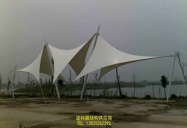 阜新小區景觀膜結構建筑選用希運膜材T2118F